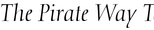 Font : Nofret-Light-Italic 2 Custom Text : The Pirate Way Test your own text here Click to download or to view this font on a tshirt that can be custom printed in Bali